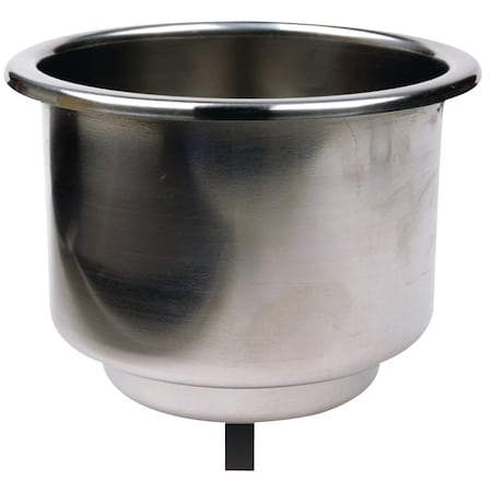 Stainless Steel Recessed Drink Holder